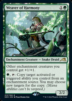 Weaver of Harmony (Promo Pack) [Kamigawa: Neon Dynasty Promos]-1