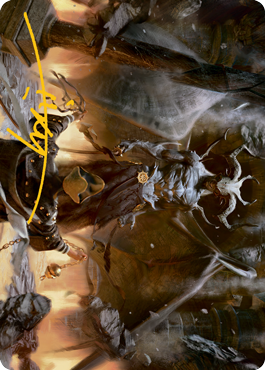 Ormendahl, the Corrupter Art Card (Gold-Stamped Signature) [Innistrad: Midnight Hunt Art Series]-1