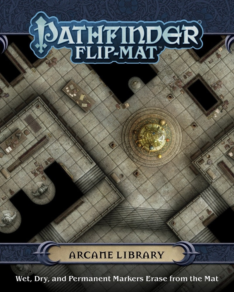 Pathfinder Accessories Flip Mat Arcane Library-1