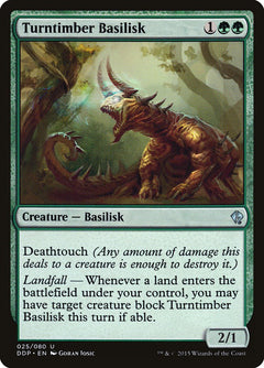 Turntimber Basilisk [Duel Decks: Zendikar vs. Eldrazi]-1