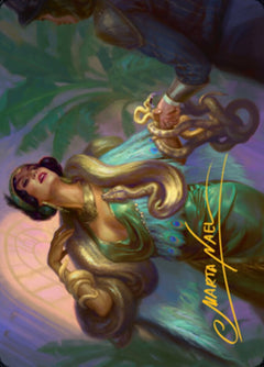 Venom Connoisseur Art Card (Gold-Stamped Signature) [Streets of New Capenna Art Series]-1