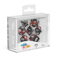 Oakie Doakie Dice RPG Set Glow in the Dark - Lava (7)-1