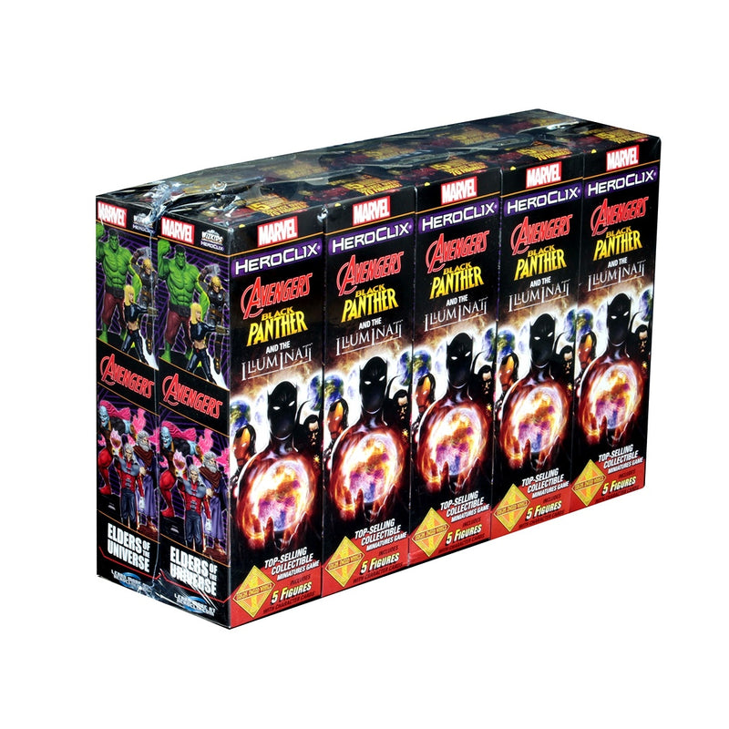 Marvel HeroClix Avengers Black Panther & Illuminati Booster BRICK-1