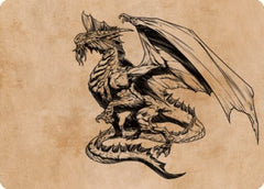 Ancient Silver Dragon Art Card (47) [Commander Legends: Battle for Baldur's Gate Art Series]-1