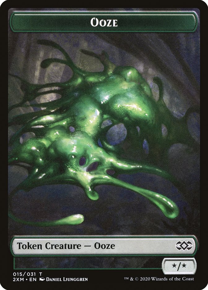 Germ // Ooze Double-Sided Token [Double Masters Tokens]-2
