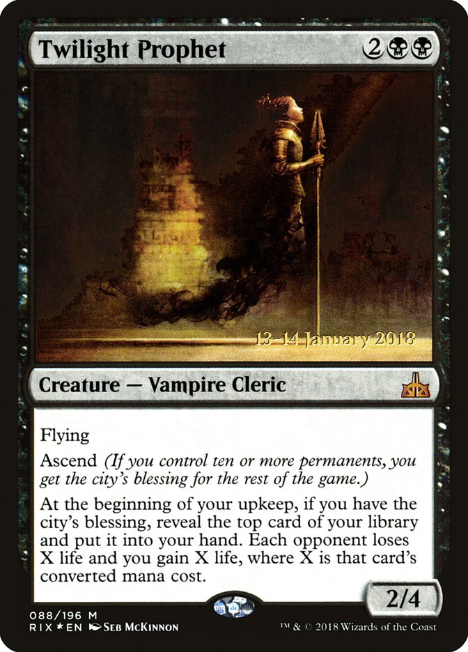 Twilight Prophet [Rivals of Ixalan Prerelease Promos]-1