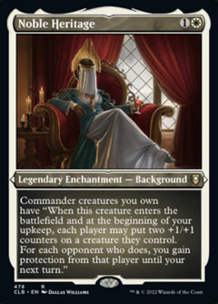 Noble Heritage (Foil Etched) [Commander Legends: Battle for Baldur's Gate]-1