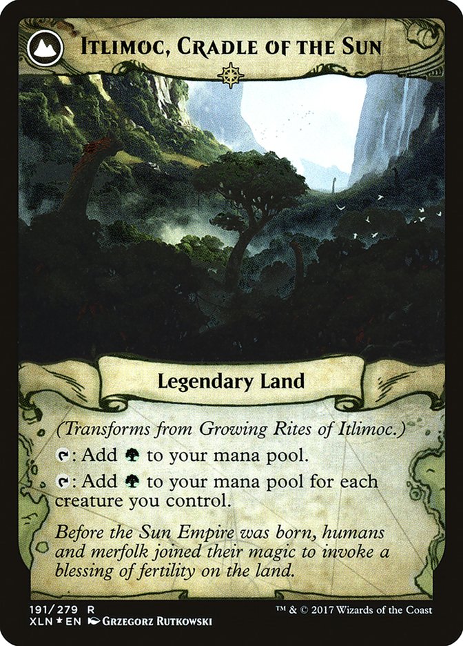 Growing Rites of Itlimoc // Itlimoc, Cradle of the Sun [Ixalan Prerelease Promos]-2