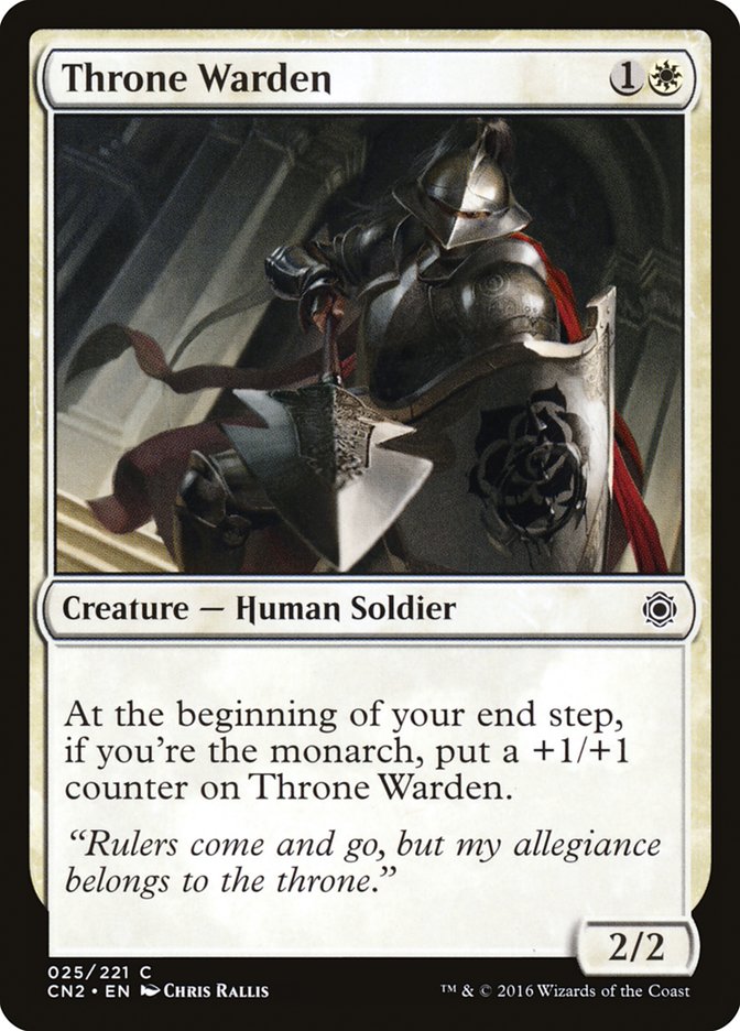 Throne Warden [Conspiracy: Take the Crown]-1