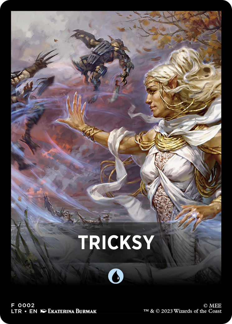 Tricksy Theme Card [The Lord of the Rings: Tales of Middle-Earth Tokens]-1