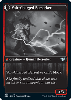 Voltaic Visionary // Volt-Charged Berserker [Innistrad: Double Feature]-2