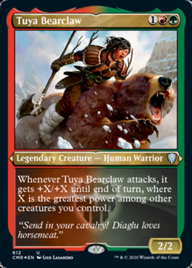 Tuya Bearclaw (Etched) [Commander Legends]-1