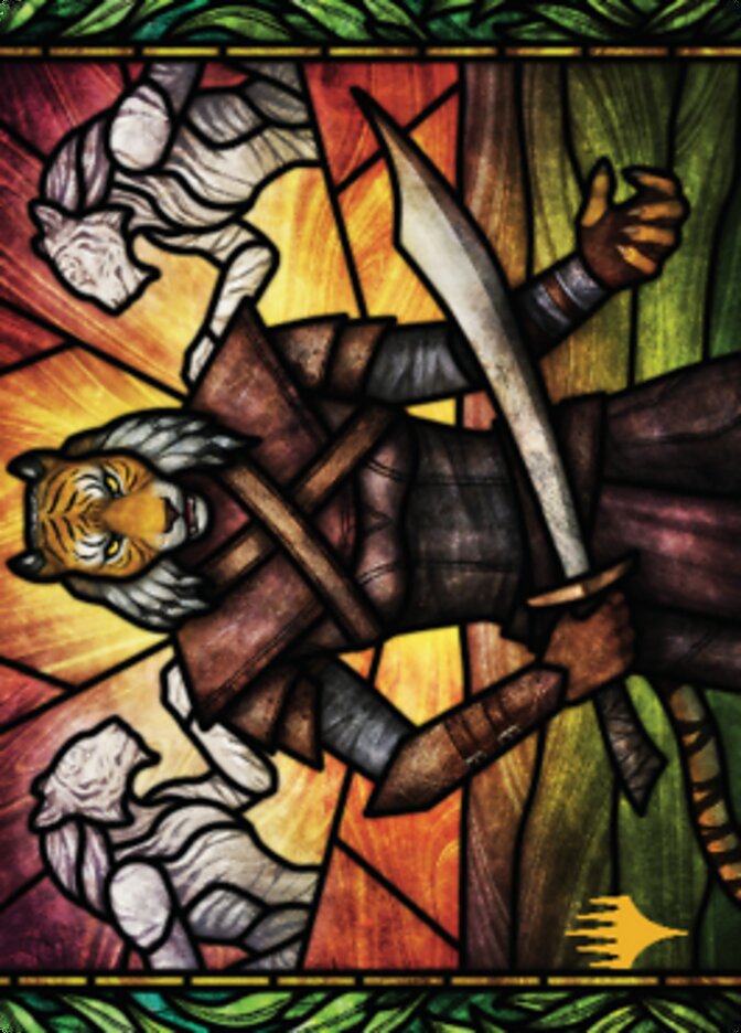 Zar Ojanen, Scion of Efrava Art Card (Gold-Stamped Signature) [Dominaria United Art Series]-1