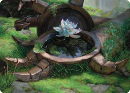 Timeless Lotus Art Card [Dominaria United Art Series]-1