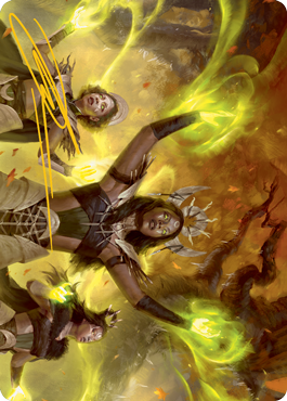 Dawnhart Wardens Art Card (Gold-Stamped Signature) [Innistrad: Midnight Hunt Art Series]-1