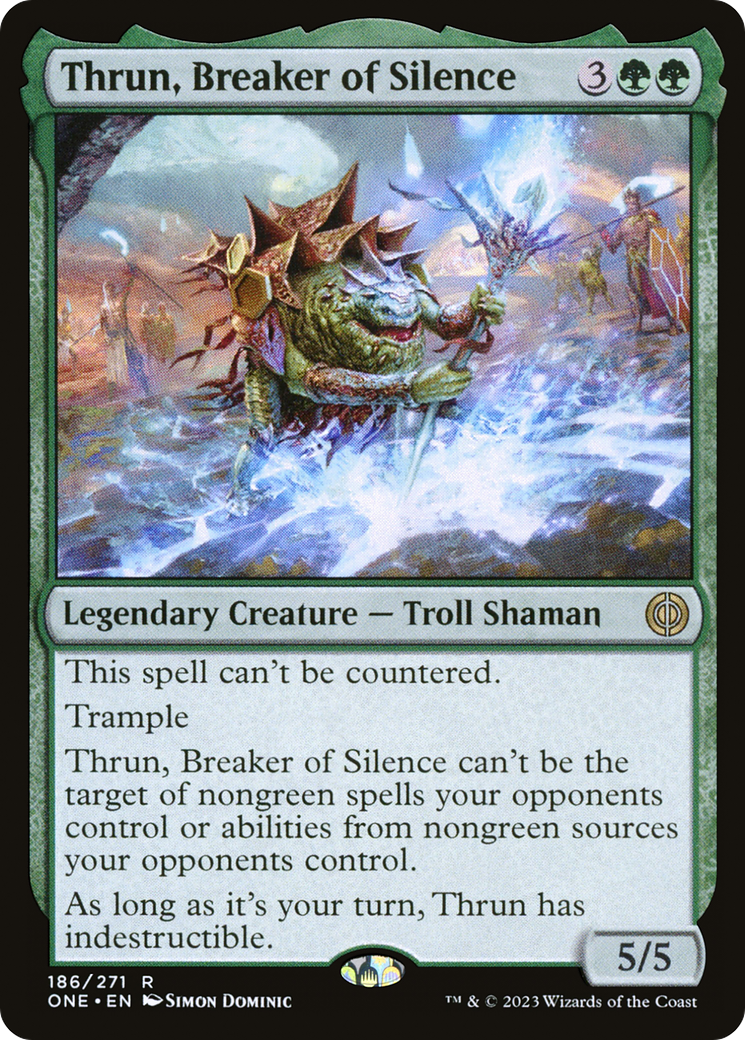 Thrun, Breaker of Silence [Phyrexia: All Will Be One]-1
