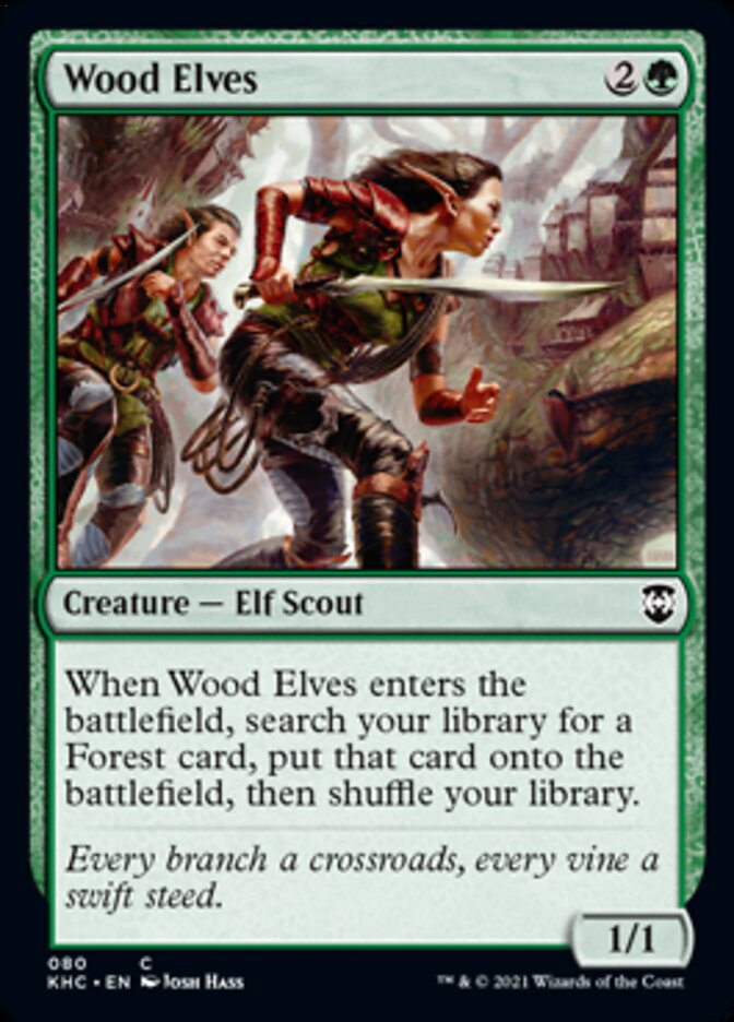 Wood Elves [Kaldheim Commander]-1
