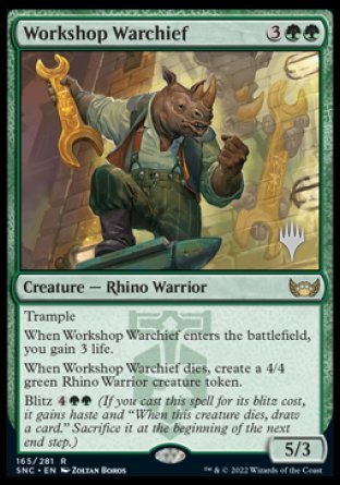 Workshop Warchief (Promo Pack) [Streets of New Capenna Promos]-1