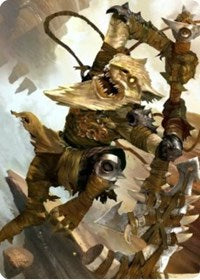 Teeterpeak Ambusher Art Card [Zendikar Rising Art Series]-1