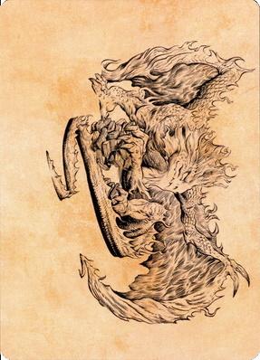 Miirym, Sentinel Wyrm Art Card [Commander Legends: Battle for Baldur's Gate Art Series]-1