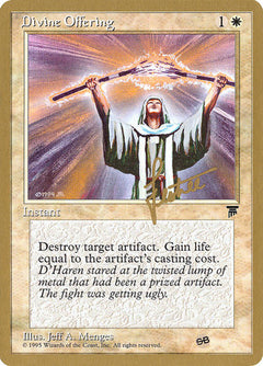 Divine Offering - 1996 Preston Poulter (LEG) (SB) [Pro Tour Collector Set]-1