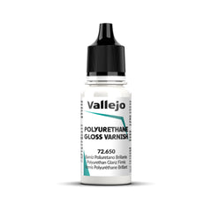 Vallejo Polyurethane Gloss Varnish 18ml Acrylic Paint-1