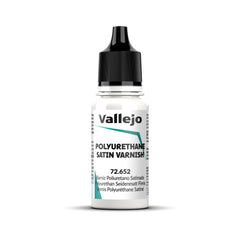 Vallejo Polyurethane Satin Varnish 18ml Acrylic Paint-1