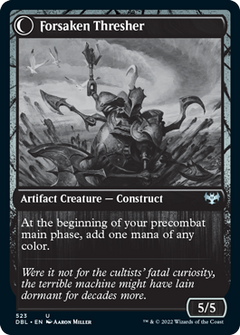Foreboding Statue // Forsaken Thresher [Innistrad: Double Feature]-2