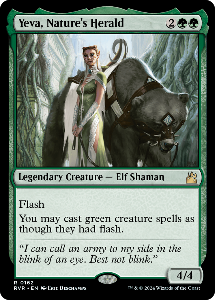Yeva, Nature's Herald [Ravnica Remastered]-1