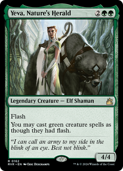 Yeva, Nature's Herald [Ravnica Remastered]-1
