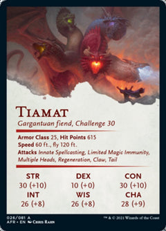 Tiamat Art Card [Dungeons & Dragons: Adventures in the Forgotten Realms Art Series]-2