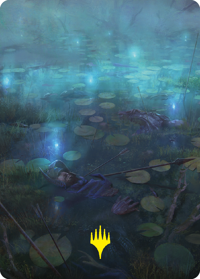 The Dead Marshes Art Card (Gold-Stamped Signature) [The Lord of the Rings: Tales of Middle-earth Art Series]-1