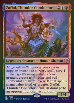 Zaffai, Thunder Conductor (Display Commander) [Commander 2021]-1