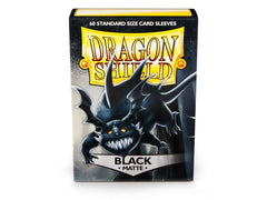 Sleeves - Dragon Shield - Box 60 - Matte Black-1