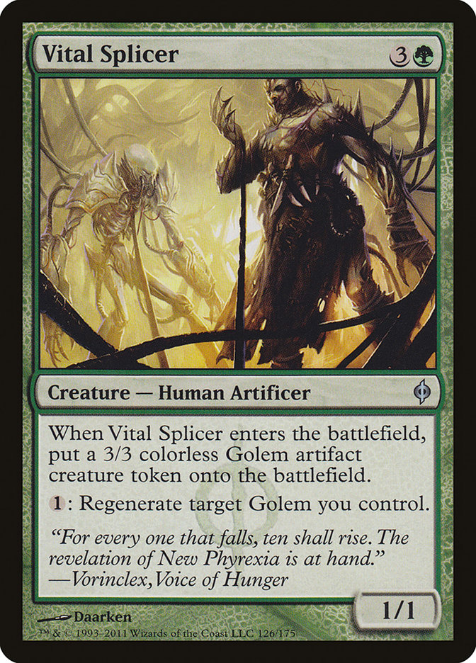 Vital Splicer [New Phyrexia]-1