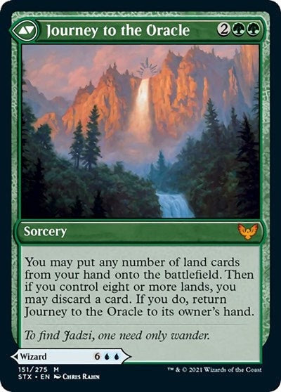 Jadzi, Oracle of Arcavios // Journey to the Oracle [Strixhaven: School of Mages Prerelease Promos]-2