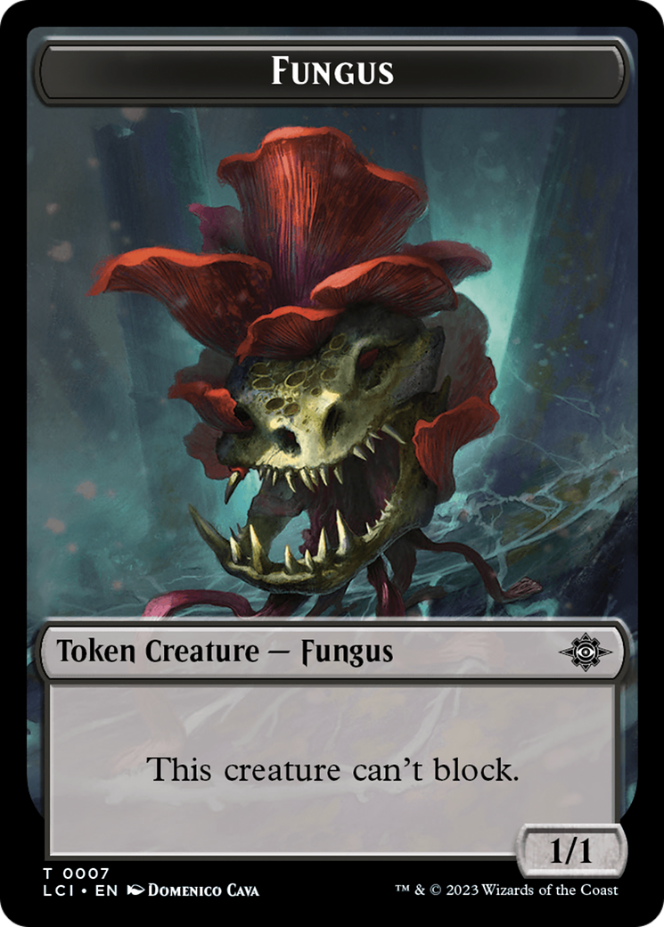 Treasure (0002) // Fungus Double-Sided Token [Jurassic World Collection Tokens]-2