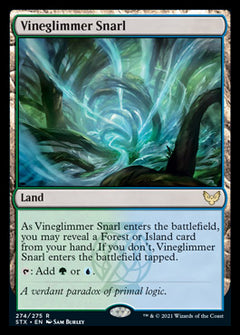 Vineglimmer Snarl [Strixhaven: School of Mages]-1