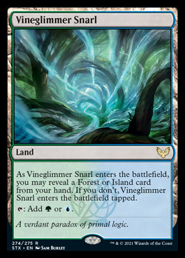 Vineglimmer Snarl [Strixhaven: School of Mages]-1