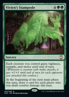 Vivien's Stampede [Streets of New Capenna Commander]-1