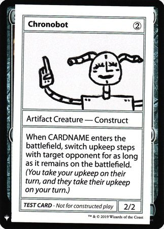 Chronobot [Mystery Booster Playtest Cards]-1