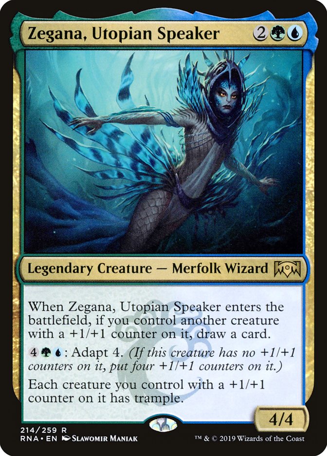 Zegana, Utopian Speaker [Ravnica Allegiance]-1