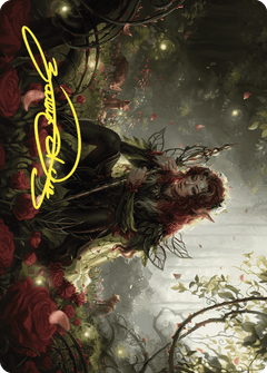 Yenna, Redtooth Regent Art Card (Gold-Stamped Signature) [Wilds of Eldraine Art Series]-1