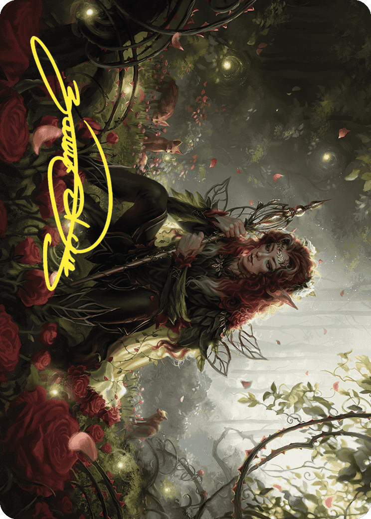 Yenna, Redtooth Regent Art Card (Gold-Stamped Signature) [Wilds of Eldraine Art Series]-1
