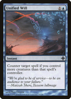 Unified Will [Rise of the Eldrazi]-1