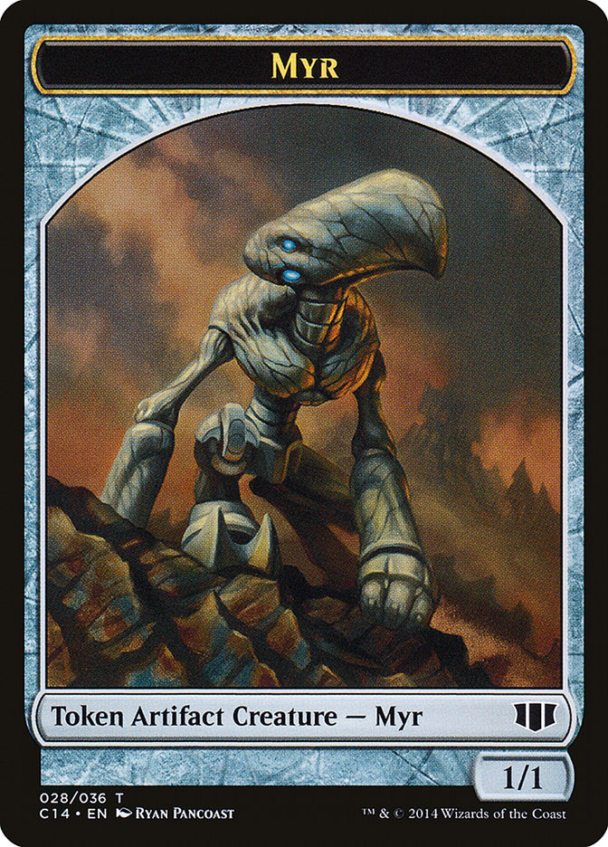 Myr // Pentavite Double-Sided Token [Commander 2014 Tokens]-1