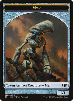 Myr // Pentavite Double-Sided Token [Commander 2014 Tokens]-1