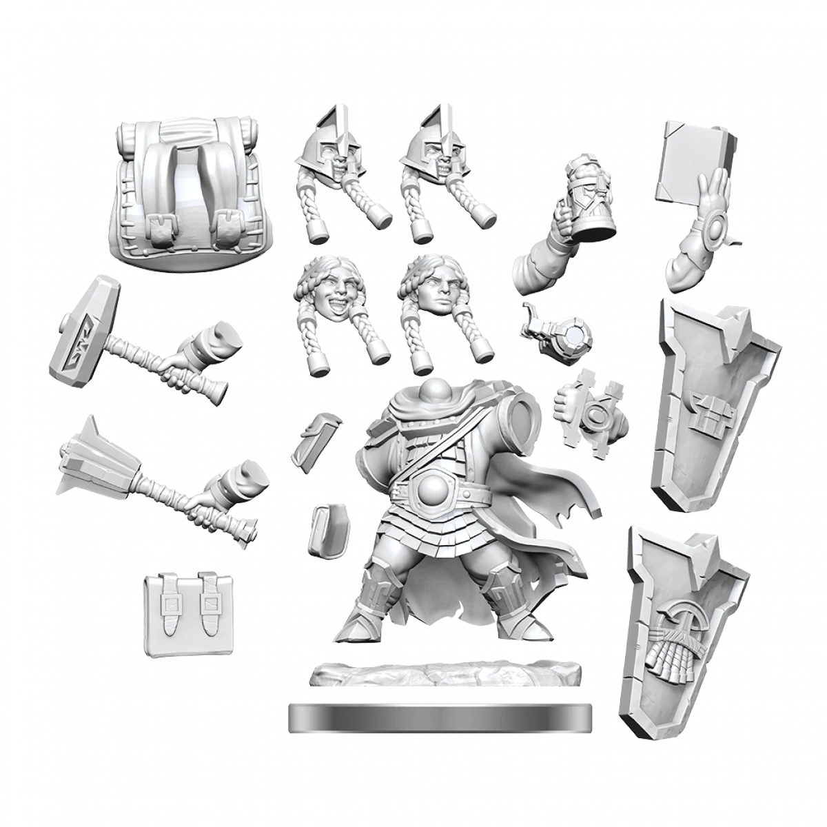 D&D Frameworks Dwarf Cleric Female-3