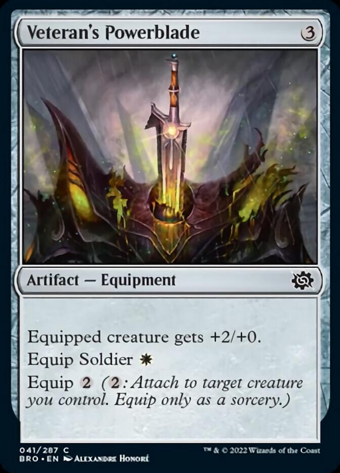 Veteran's Powerblade [The Brothers' War]-1