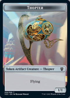Spirit (003) // Thopter Double-Sided Token [Innistrad: Crimson Vow Commander Tokens]-2